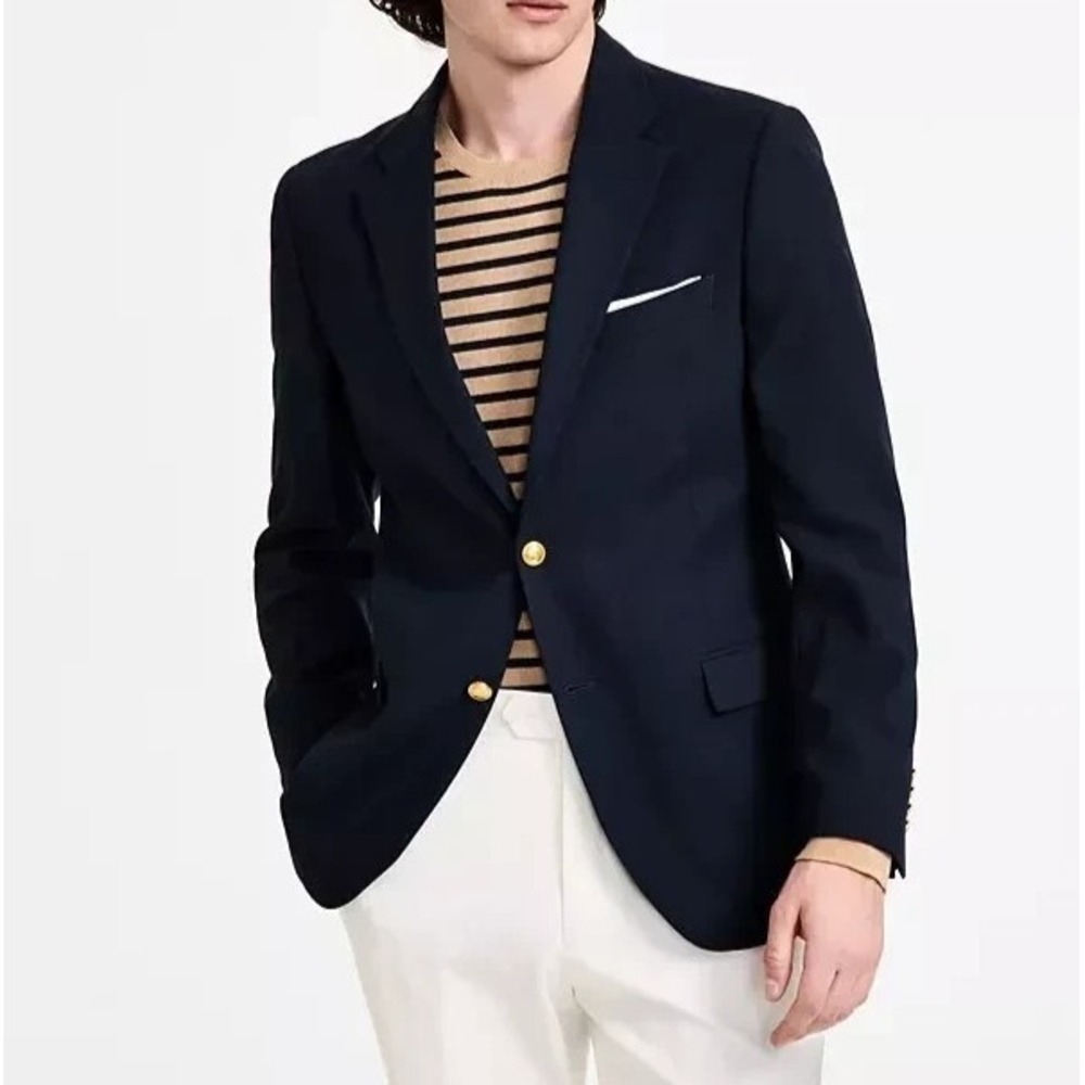 Nautica Men's Modern-Fit Jacket‎ Blazer Size 48R Navy Solid F03465